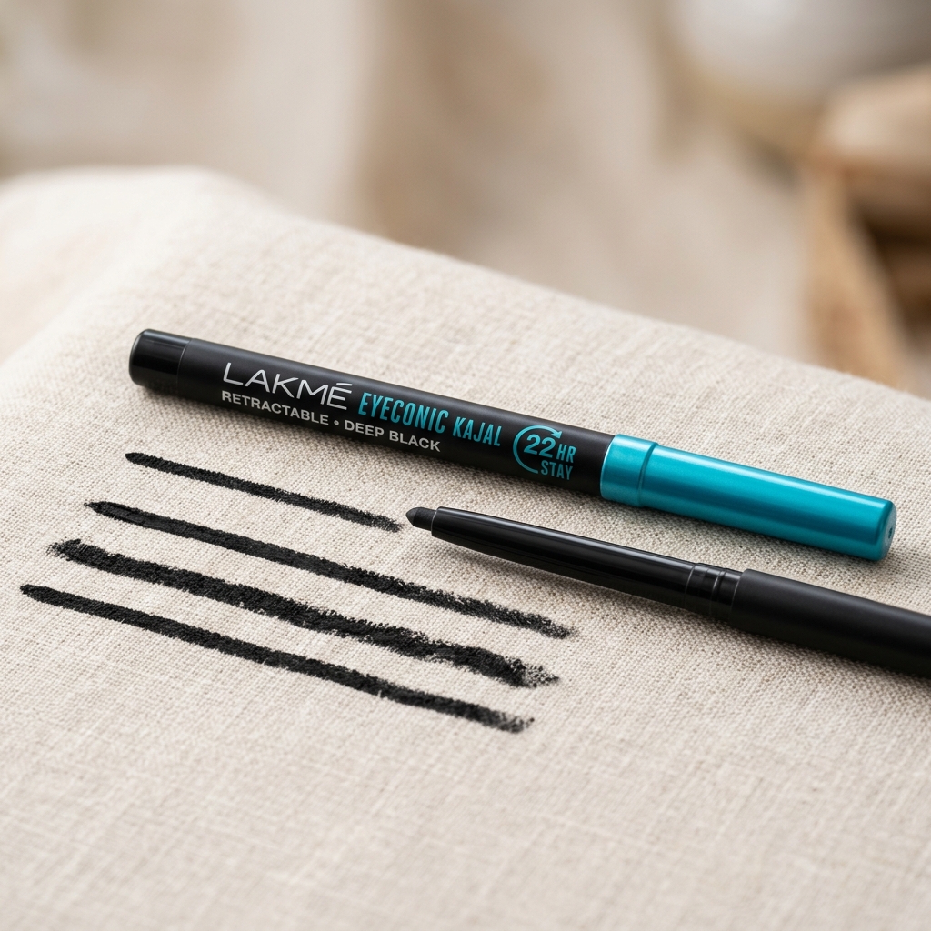 Lakmé Eyeconic Deep Black Waterproof Kajal (0.35g)